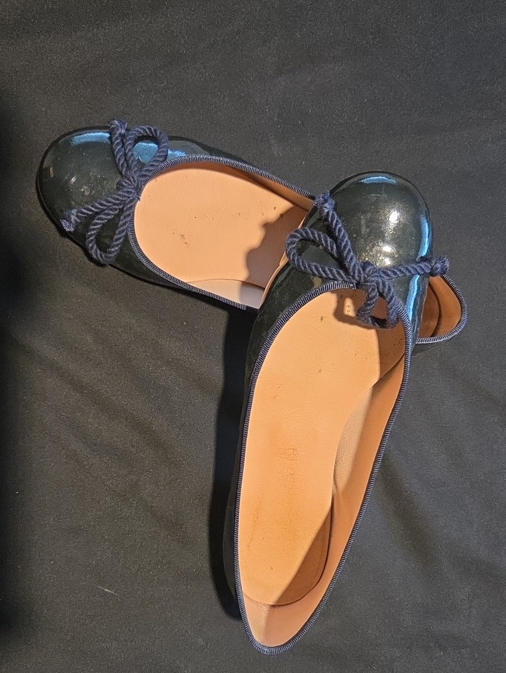 Pretty Ballerinas - Navy Ballet Flats